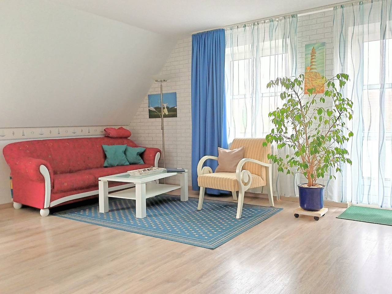 Ganze Ferienwohnung, Seawind Cottage Büsum - 2-Raum-Fewo Muschel 160/101 in Büsum, Dithmarschen