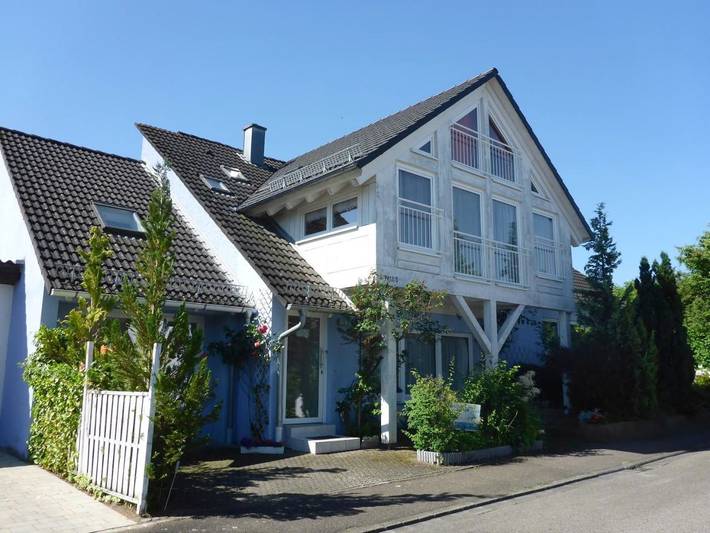 Ferienwohnung für 6 Personen, mit Balkon und Terrasse sowie Garten und Ausblick in Hilpoltstein