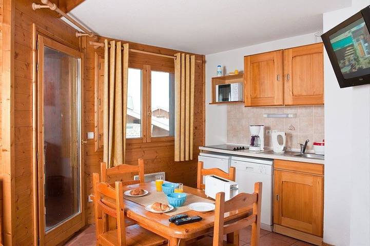Appartement de vacances pour 4 personnes, avec balcon, animaux acceptés dans Plagne Villages