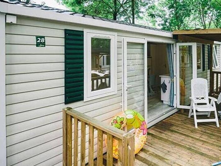 Camping Serenella - Mobile home 4 persons - Mobile-home | Comfort | 2 Bedrooms | 4 Pers. | Raised terrace | Air-con. in Bardolino, Garda Mountains