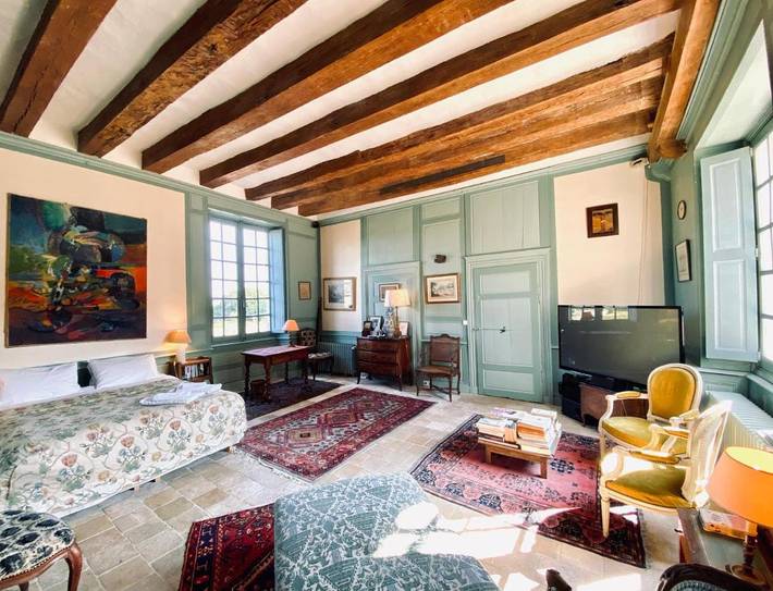 Location de vacances pour 9 personnes, avec jardin ainsi que piscine et vue à Savonnières - 4