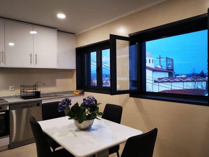 Apartamento de férias para 5 pessoas, com vista e varanda em Bragança