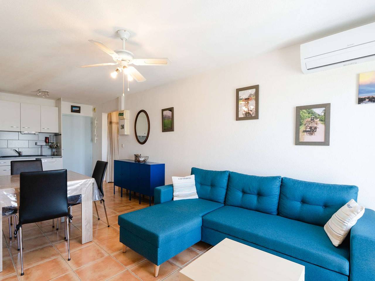 Ganze Wohnung, Bequemes klimatisiertes T2-Apartment am Plage des Chalets in Gruissan (Ville), Gruissan