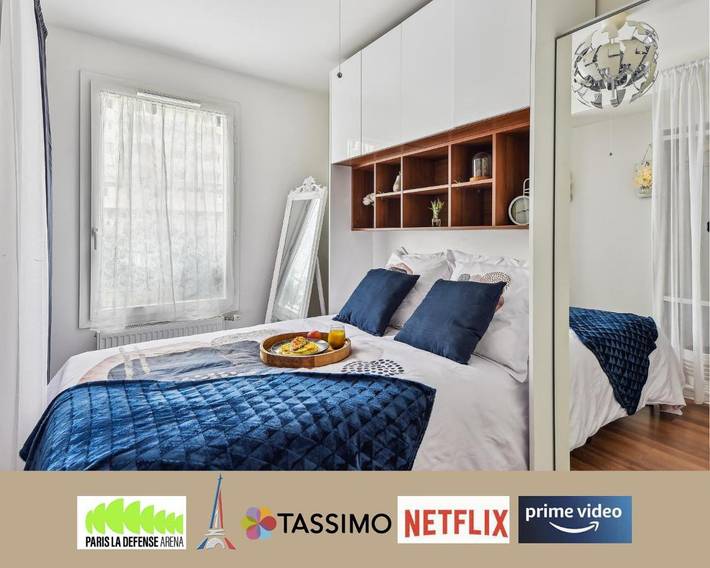 Gîte pour 4 personnes à Bezons