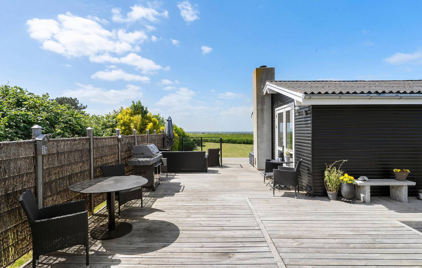 Ferienhaus für 4 Personen mit Terrasse in Langø, Martofte