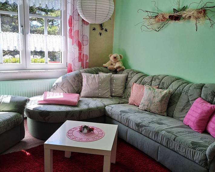 Ferienwohnung für 7 Personen, mit Garten