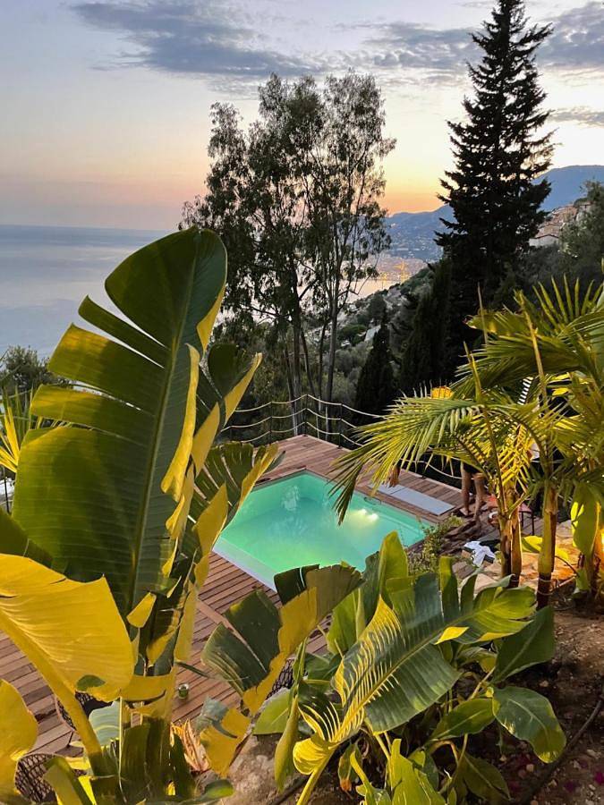 Modern Seaview Villa with Pool above Monaco in Grimaldi (Ventimiglia), Ventimiglia