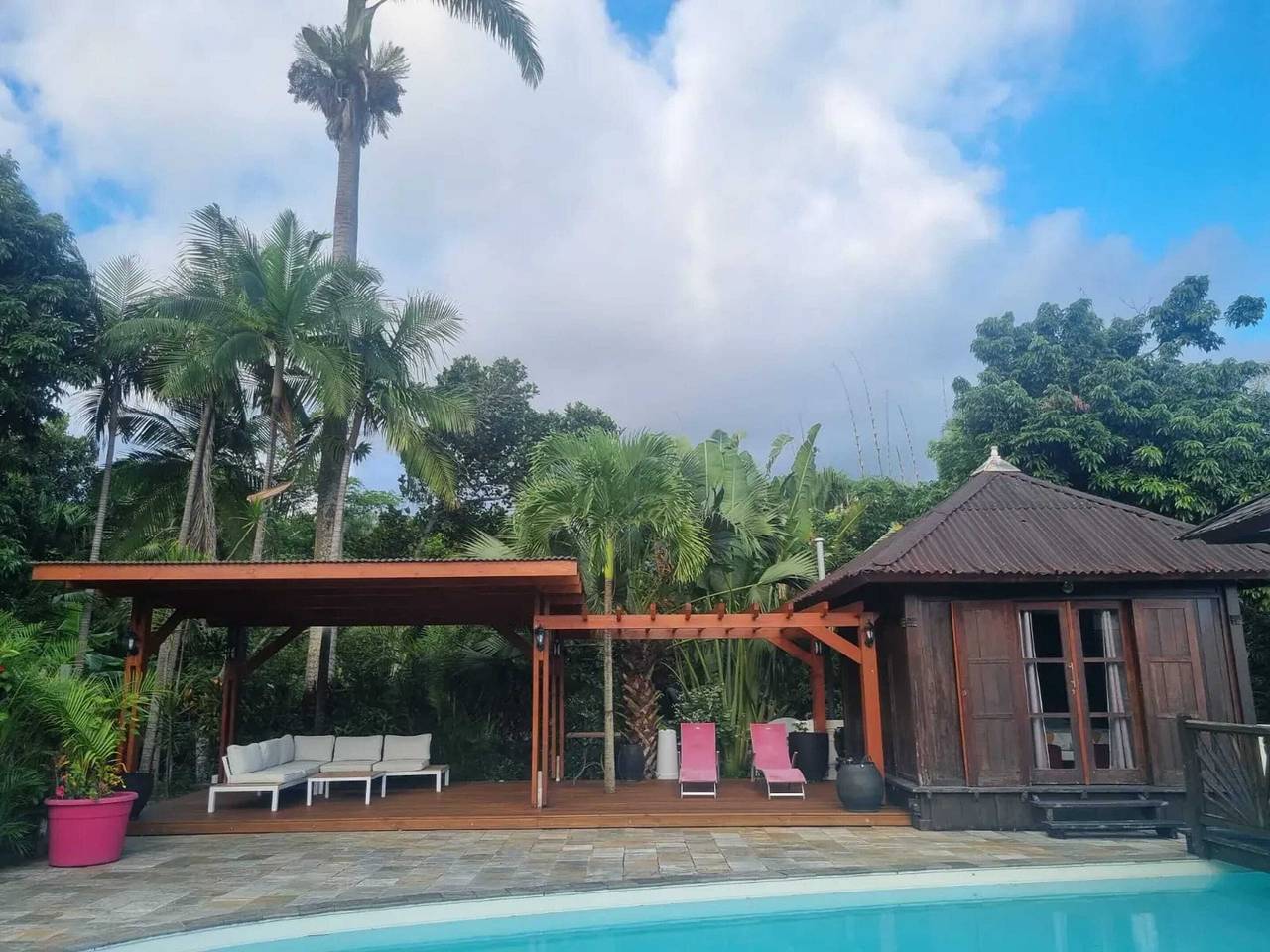 Bungalow confortable à Ruisseau avec piscine partagée in Saint-Louis (Réunion), Île de la Réunion
