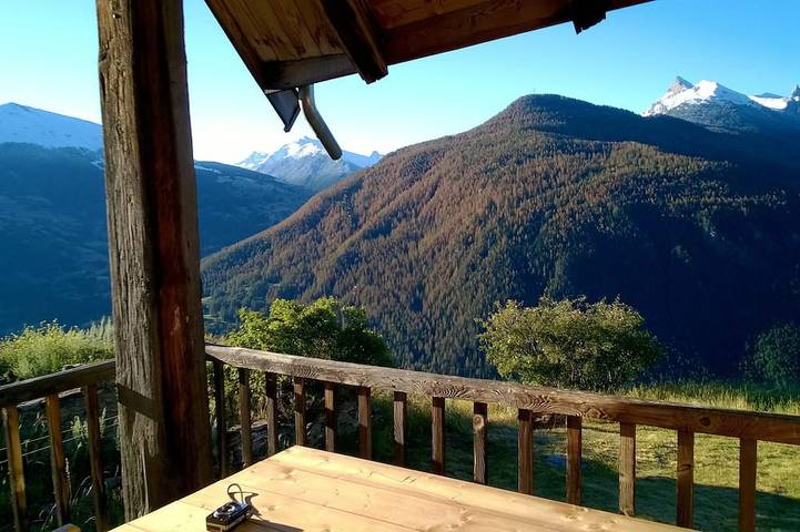 Chalet pour 10 personnes, avec terrasse et jardin