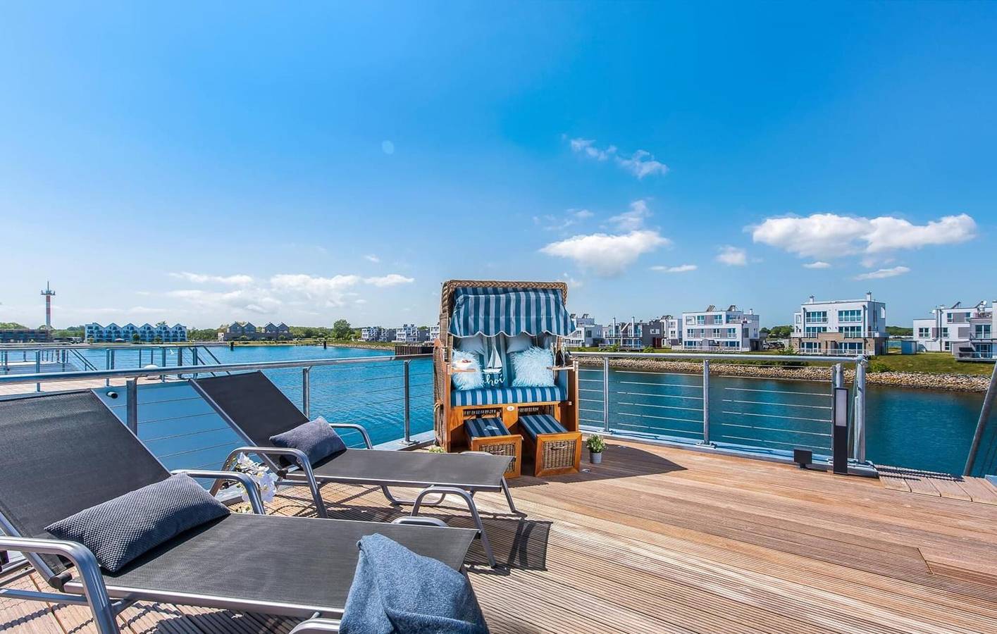 Appartement mit Meerblick, Terrasse und Parkplatz - Strand 1000m in Olpenitz, Kappeln