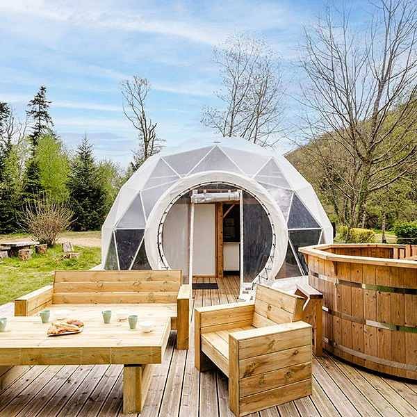 Tienda para 5 personas, con sauna y jacuzzi, Se admiten mascotas - 1