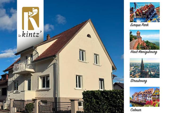 Maison de vacances pour 10 personnes, avec Balcon et Terrasse ainsi que Jardin et Vue à Kintzheim
