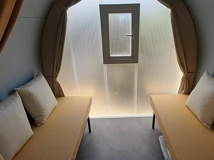 Flower Camping Le Rochelongue - Tent 4 persons - Coco Sweet 16m² - 2 bedrooms - without bathroom 4 pers in Cap d'Agde, Agde