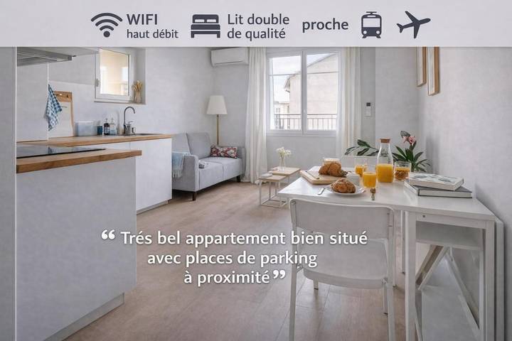 Appartement de vacances pour 2 personnes, avec jardin