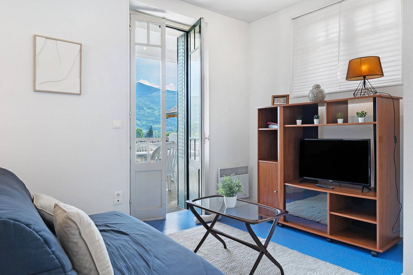 Ganze Wohnung, Apartment 'Hautacam' mit Bergblick, Balkon und Wlan in Argelès-Gazost, Französische Pyrenäen