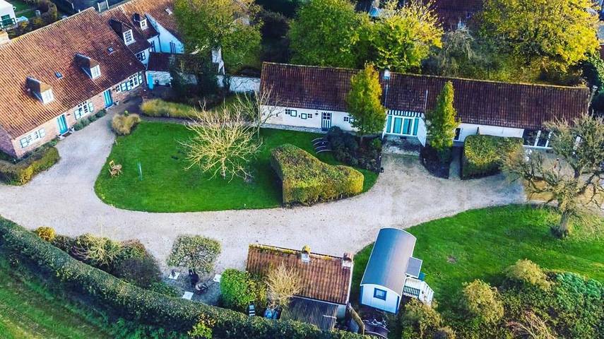 Chambre d’hôte pour 2 personnes, avec jardin ainsi que vue et sauna à Nevele