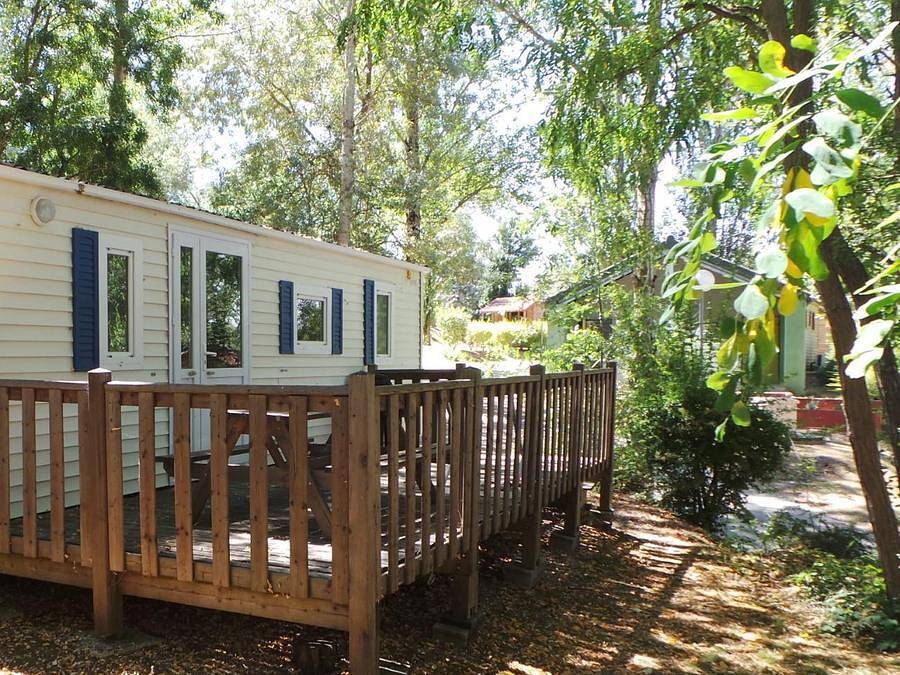 Flower Camping  Le Lac De Thesauque - Mobile home 4 persons - Comfort mobile home in Montgeard, Lauragais
