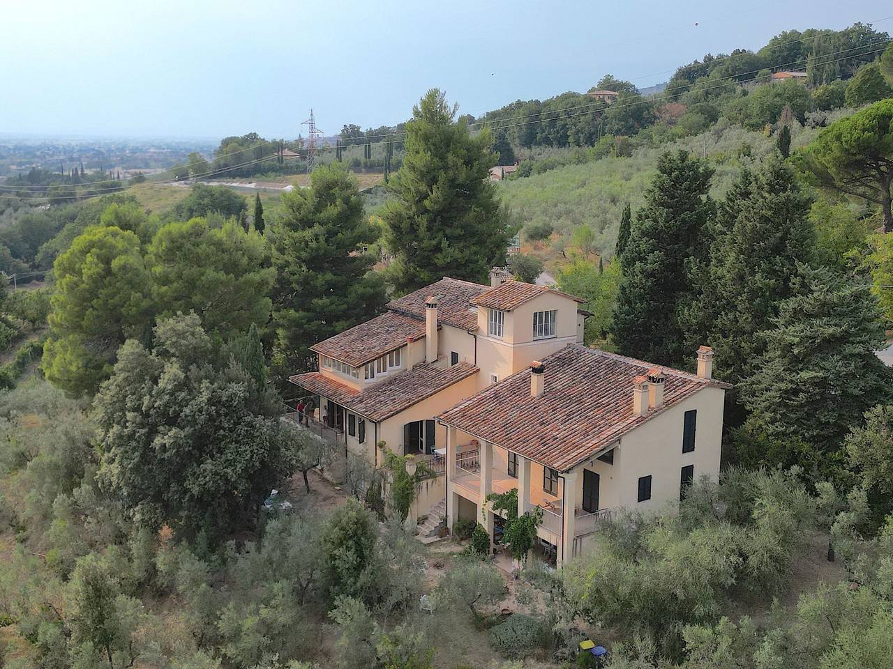 Ferienvilla casaregina bb mit Panoramablick auf den Hügel in Foligno, Perugia e dintorni