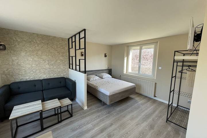 Gîte pour 2 personnes, avec jardin et terrasse à Bourseville