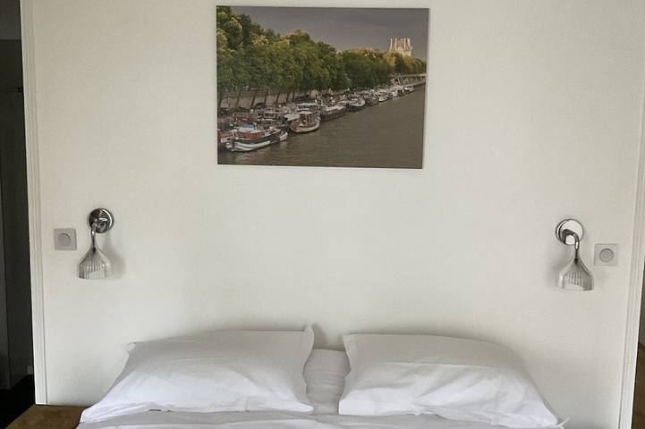 Ganze Wohnung, Charme und Blick auf den Garten, im Zentrum von Paris, in der Nähe von Montparnasse in Paris, Ile de France