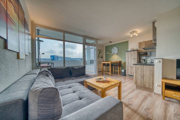 Ferienpark für 2 Personen, mit Balkon und Seeblick sowie Ausblick