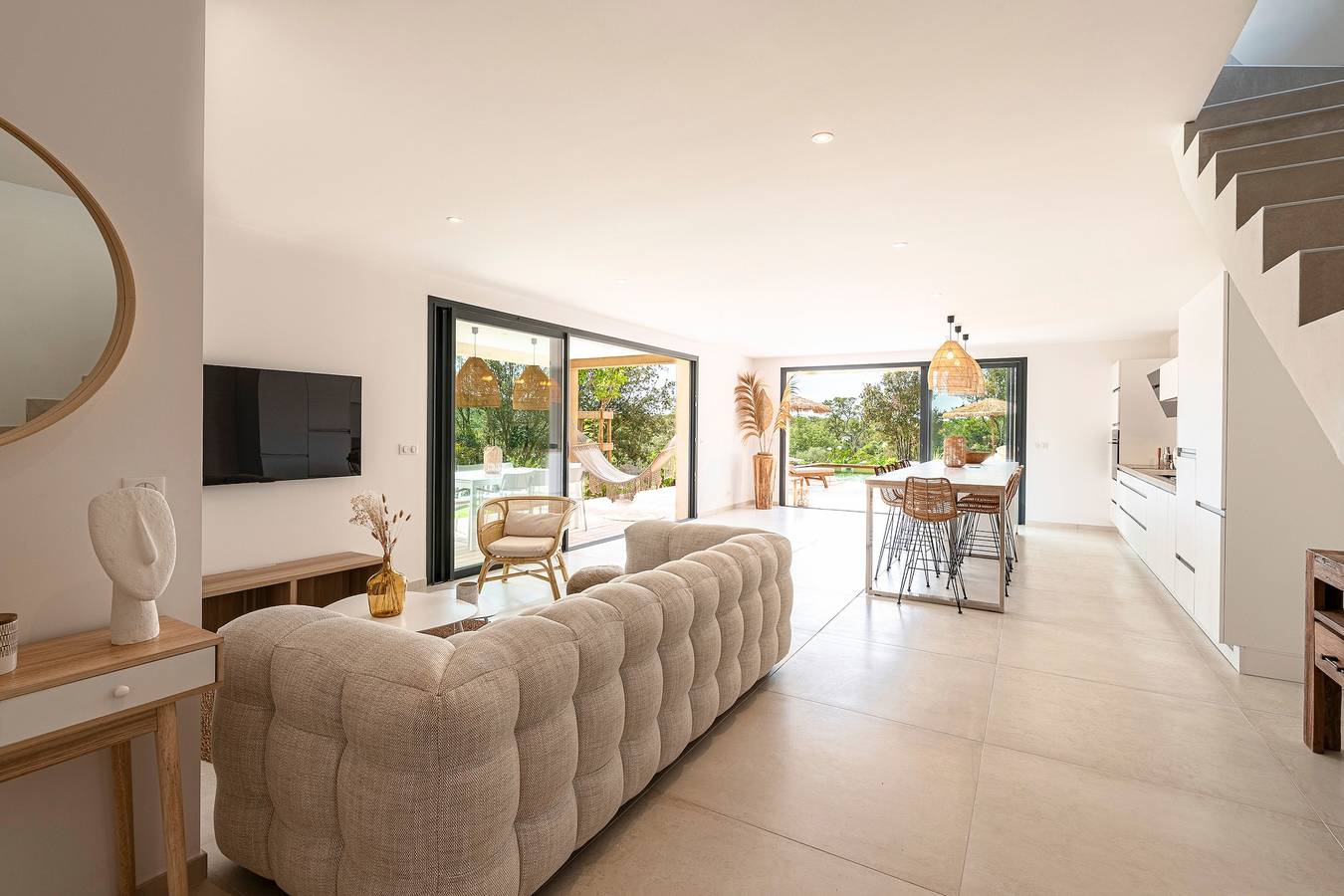 Bellezza - Villa climatisée, piscine, vue montagne in Lecci, Arrondissement de Sartène