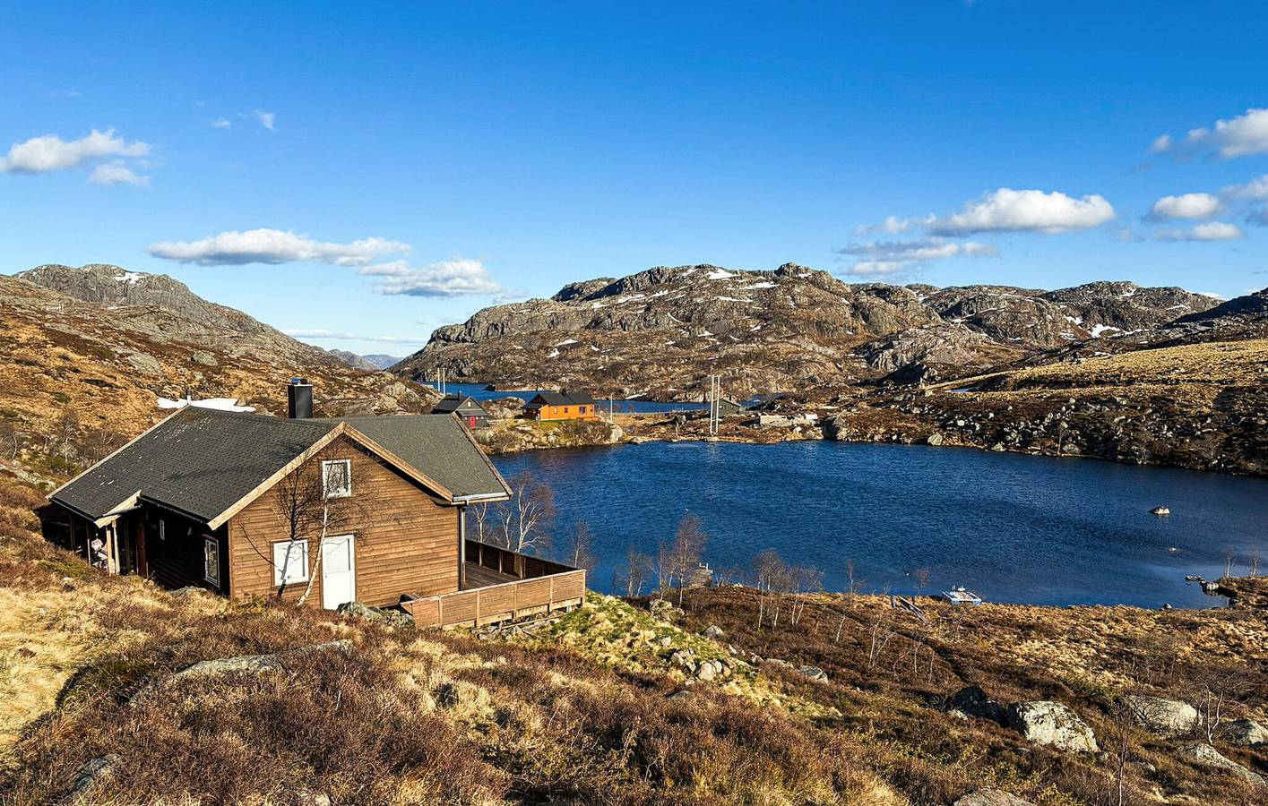 Ferienhaus für 8 Personen mit Terrasse in Bjerkreim