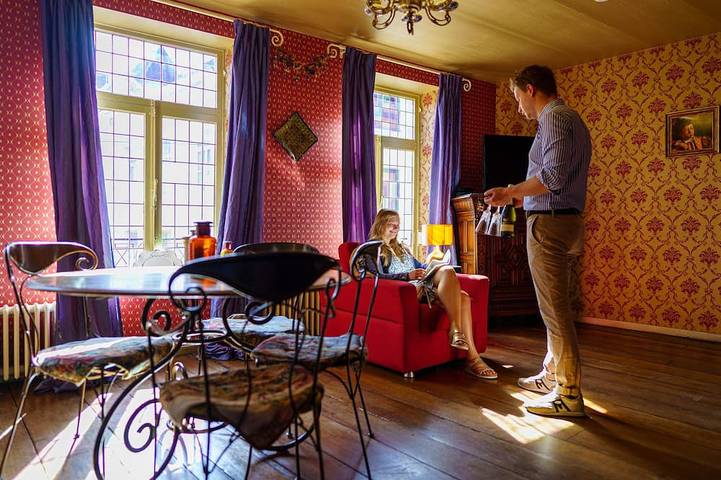 Gîte pour 3 personnes, avec balcon et jacuzzi, animaux acceptés à Fosses-la-Ville