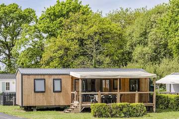 Camping für 6 Personen, mit Garten und Pool in Bénodet