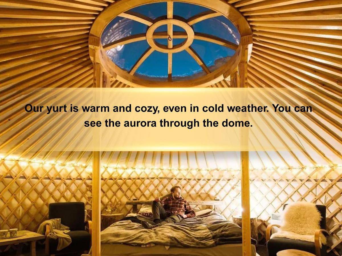 Yurt District in Rovaniemi, Lapland