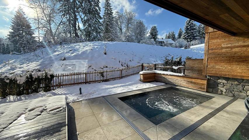 Chalet für 5 Personen, mit Garten und Pool sowie Sauna und Ausblick am Forggensee - 3