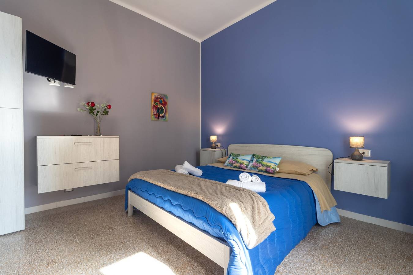 Ganze Wohnung, Ferienwohnung 'Dormiamoci Sù' mit Balkon, Wlan und Klimaanlage in Mottola, Tarent Provinz