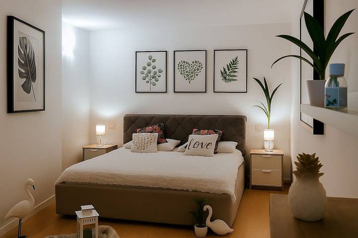 Ferienwohnung für 3 Personen, mit Garten