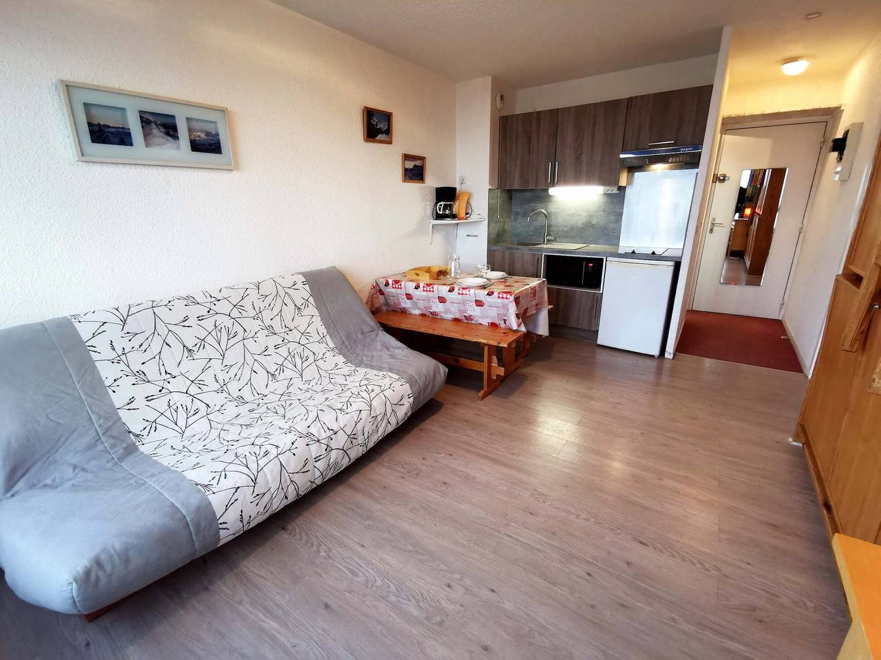 Studio entier, Studio confortable au cœur des Adrets-Prapoutel, animaux admis in Prapoutel, Les Adrets