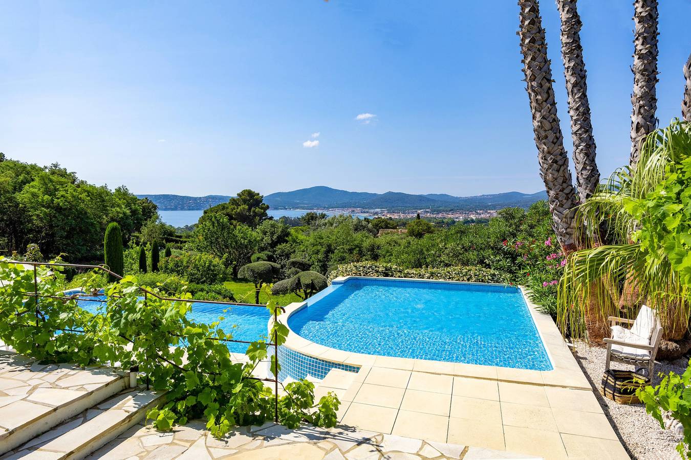 Villa "Golfvilla Riviera" met Uitzicht op Zee, Privézwembad & Wifi in Grimaud, Middellandse Zeekust (Frankrijk)