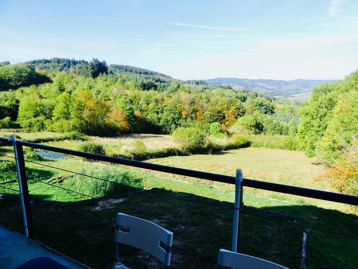 Gîte pour 5 personnes, avec Balcon et Terrasse ainsi que Jardin et Vue à Cenves - 2