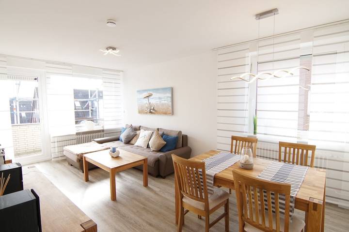 Ganze Ferienwohnung, Ferienwohnung Deichliebe - 2-Raum-Fewo Steuerrad in Büsum, Kreis Dithmarschen