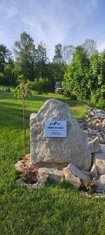 Domki Na Skale z widokiem na panoramę Karkonoszy in Szklarska Poręba, Sudety (Polska)