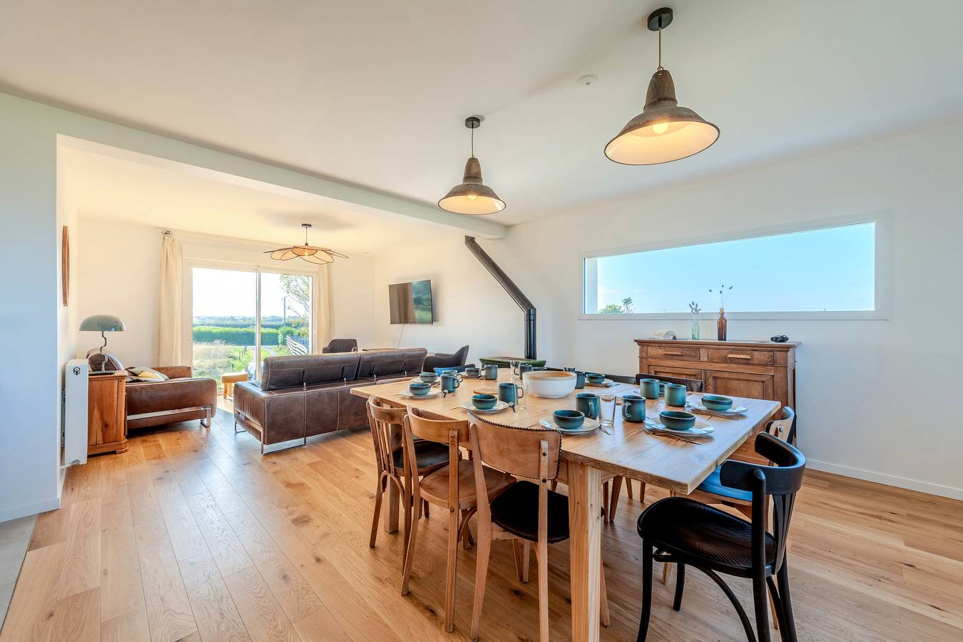 Casa de vacaciones Stoubenn con vistas al mar y jardín privado in Kerlouan, Región de Brest