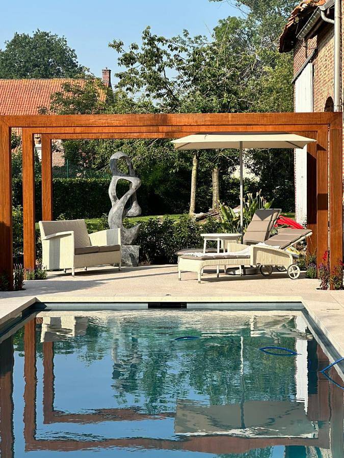 Chambre d’hôte pour 2 personnes, avec sauna et piscine ainsi que jardin et vue à Poperinge - 4
