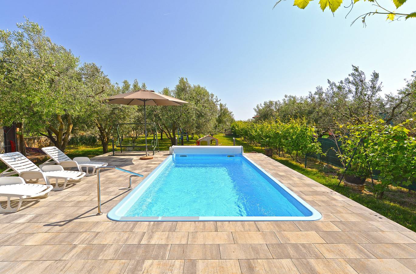 Ferienhaus für 8 Personen mit Pool in Fazana, Südküste Istrien