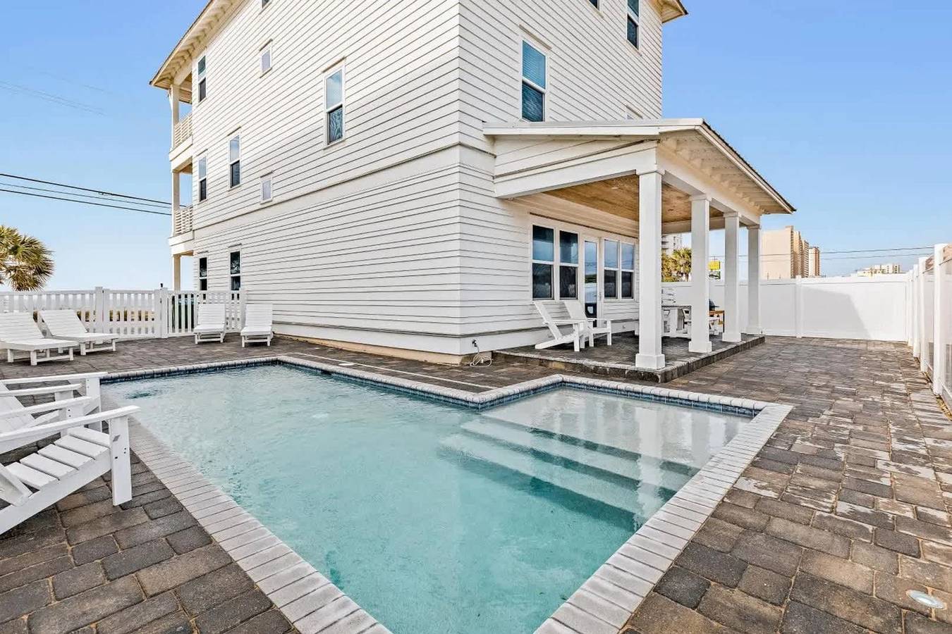 Chat N Chill Beach Retreat Pool  Beachfront  Private Beach in Bahama Beach, Panama City Beach