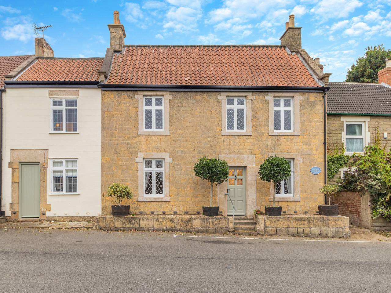 The Pantiles in Old Bolsover, Derbyshire