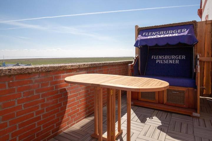 Ferienwohnung für 2 Personen, mit Balkon und Seeblick in Pellworm - 3