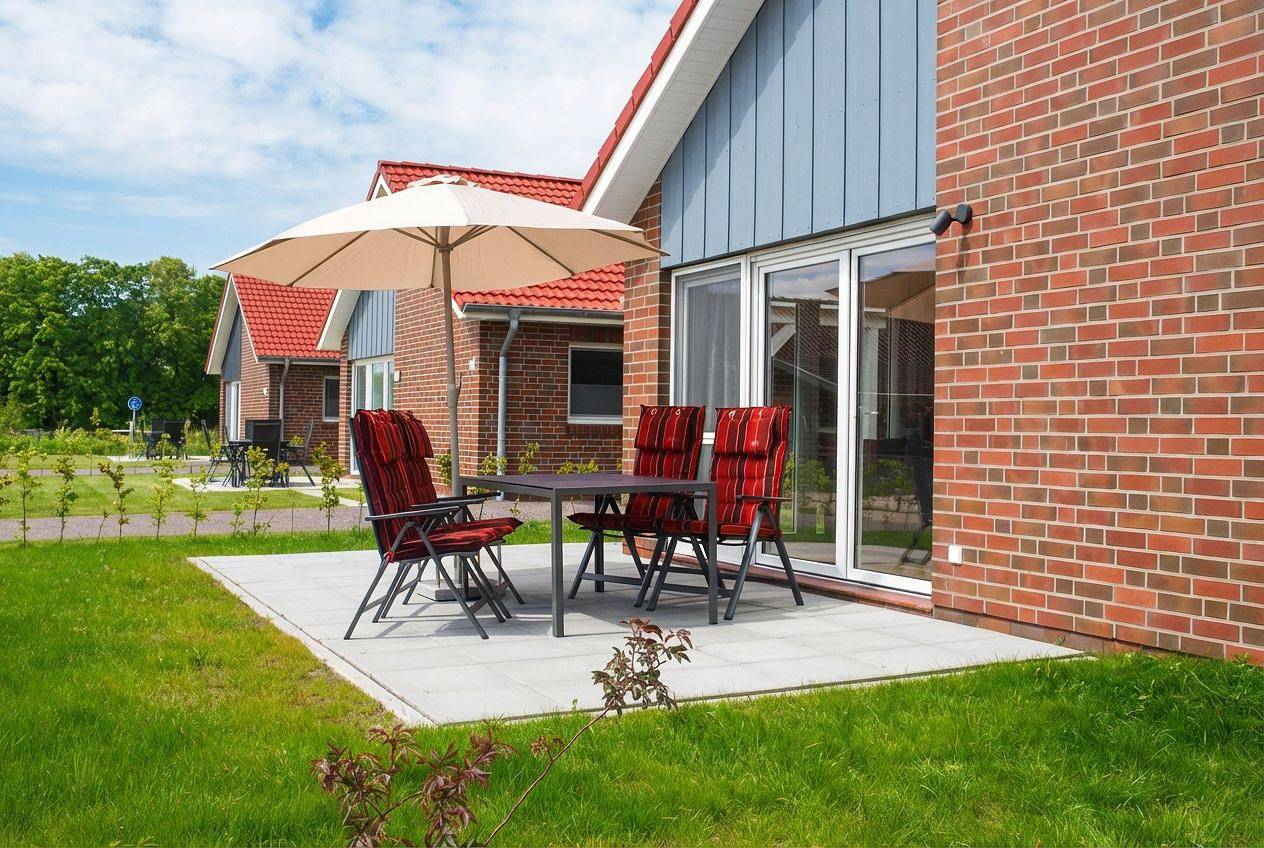Freistehendes Ferienhaus Dornröschen mit Garten und Terrasse  an der Nordsee in Sehestedt (Jade), Jade