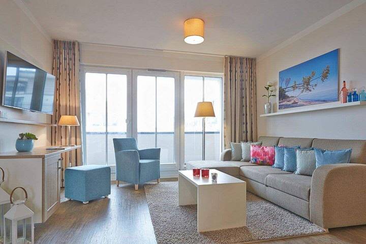 Ferienwohnung für 5 Personen, mit Balkon und Terrasse sowie Pool und Sauna in Börgerende-Rethwisch