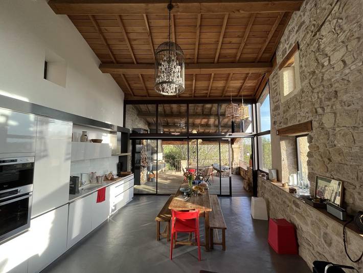 Gîte pour 11 personnes, avec piscine et jardin à Dio-et-Valquières - 3