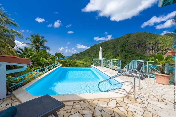 Maison de vacances pour 5 personnes avec piscine in Le Marin, Martinique