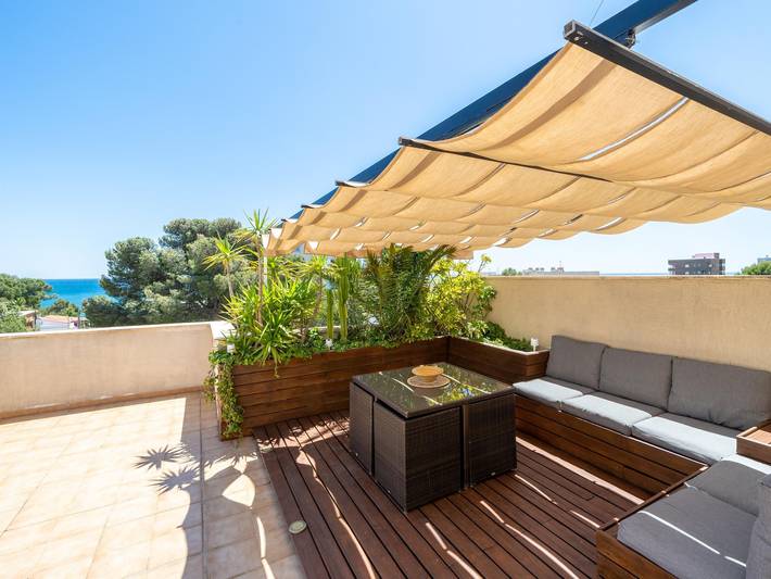 Ferienwohnung für 6 Personen, mit Pool und Terrasse sowie Kinderpool und Meerblick - 1
