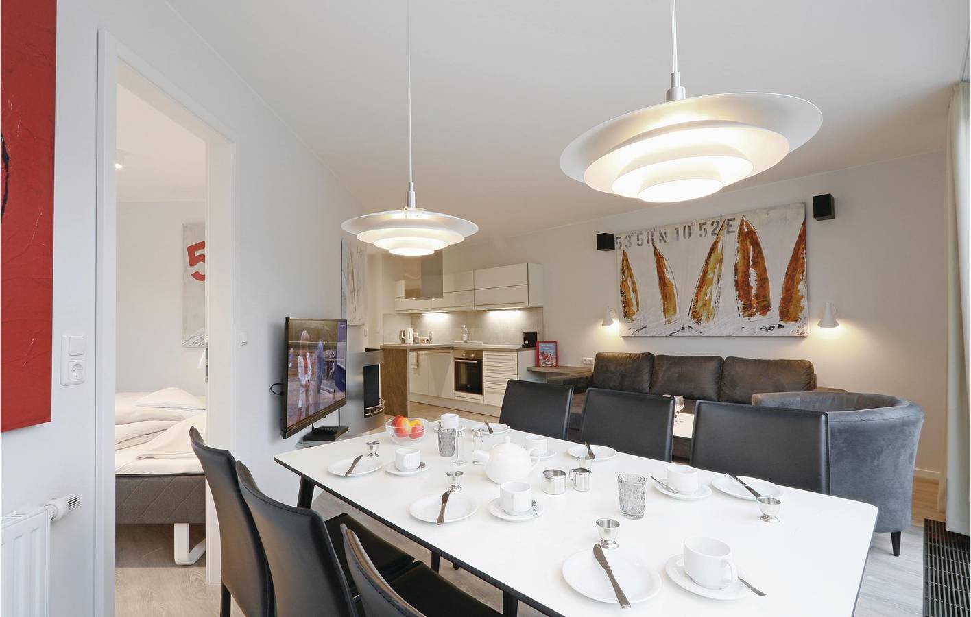 Ganze Ferienwohnung, Gemütliches Apartment am Strand mit EV-Ladestation in Priwall, Lübeck